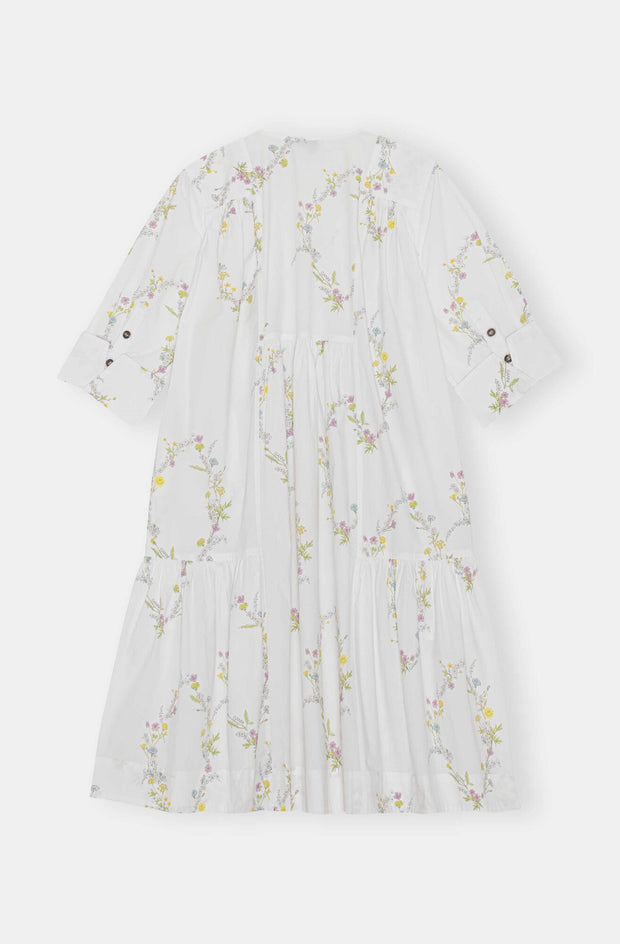 HVit Gathered Panel dress - Stilshoppen