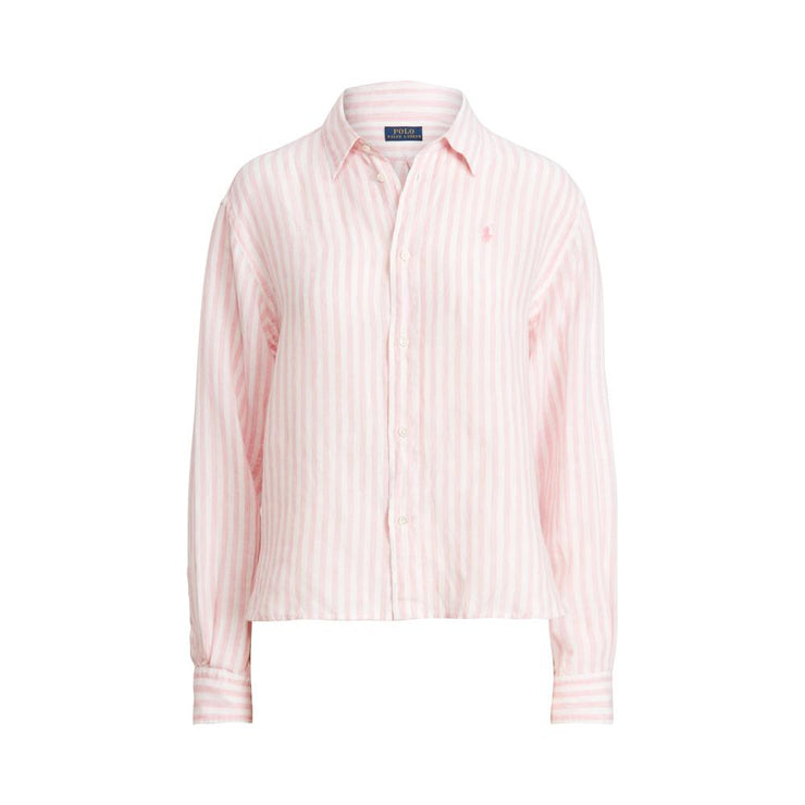 Pink/white skjorte RL