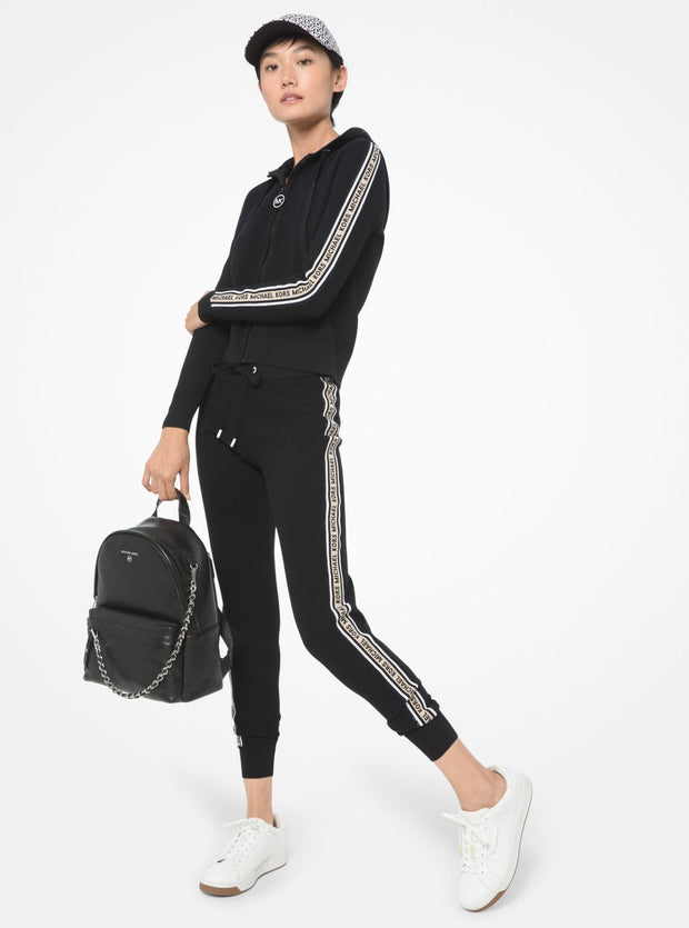 Sort TXTR Logo zip hoodie - Stilshoppen
