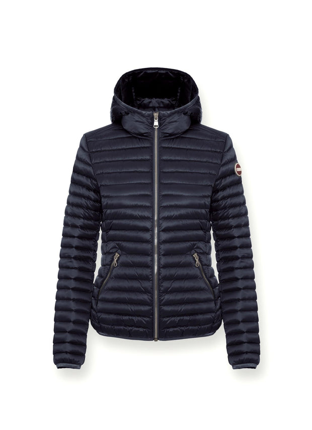 marineblå Ladies Down Jacket - Stilshoppen