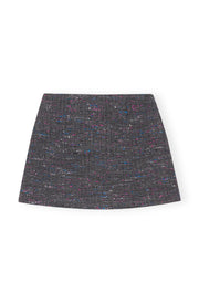 Sort Multi Wool Mini Skirt