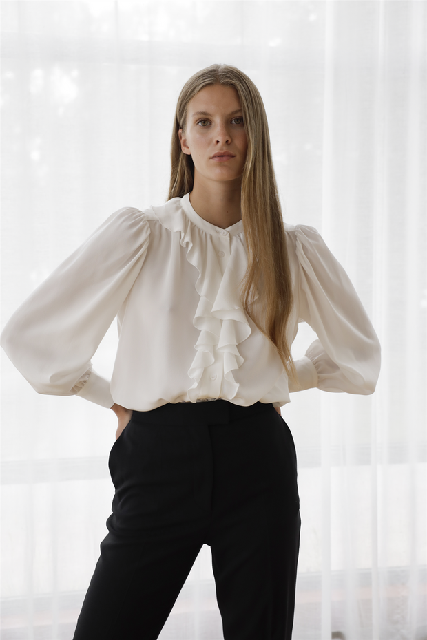 Hvit Eloise blouse - Stilshoppen