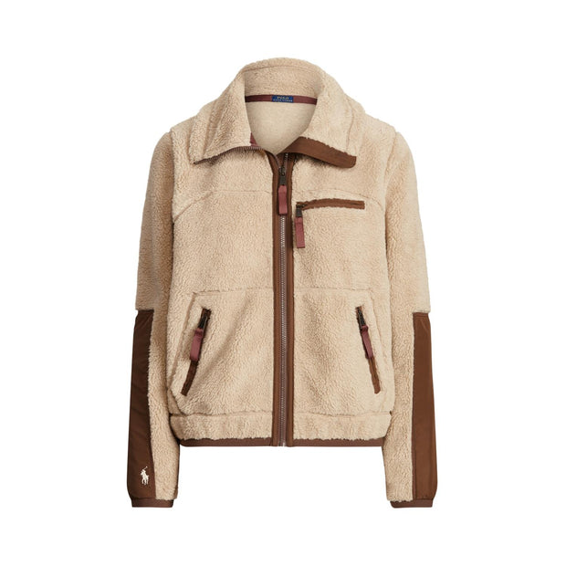 Camel Sherpa jacket - Stilshoppen