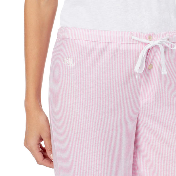 Rosa/hvit Separate Long Pants - Stilshoppen